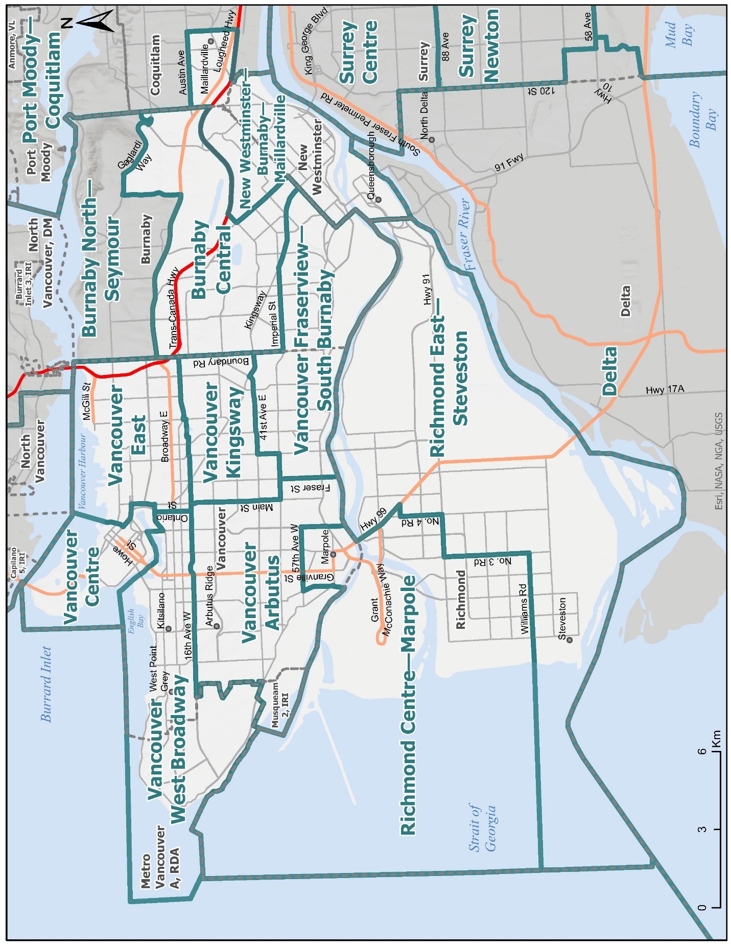 Map C: Lower Mainland 1