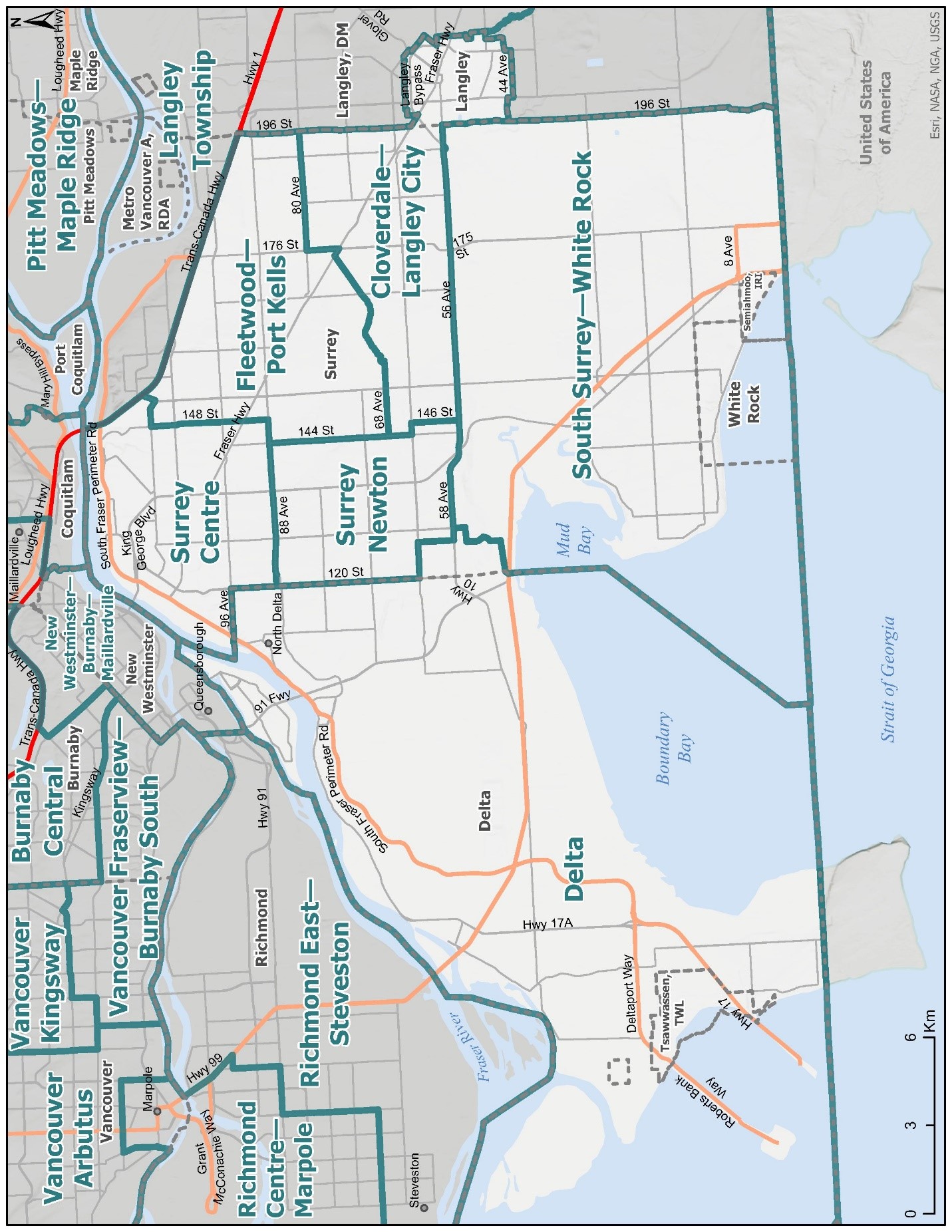 Map D: Lower Mainland 2