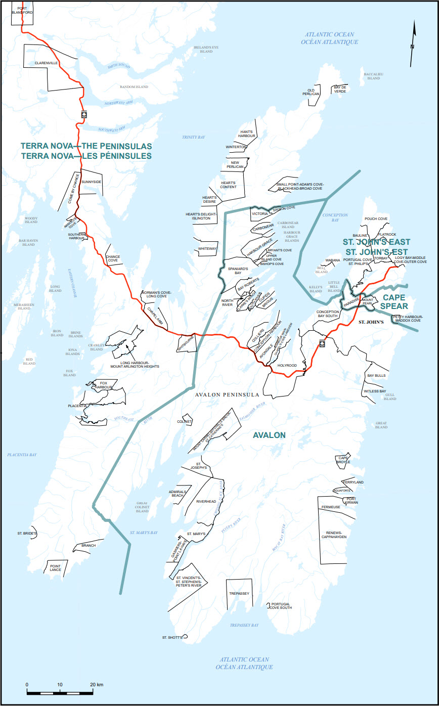 Carte de la p&eacute;ninsule d