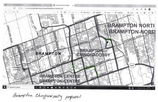 Image shows a map that is described in the written part of the submission.