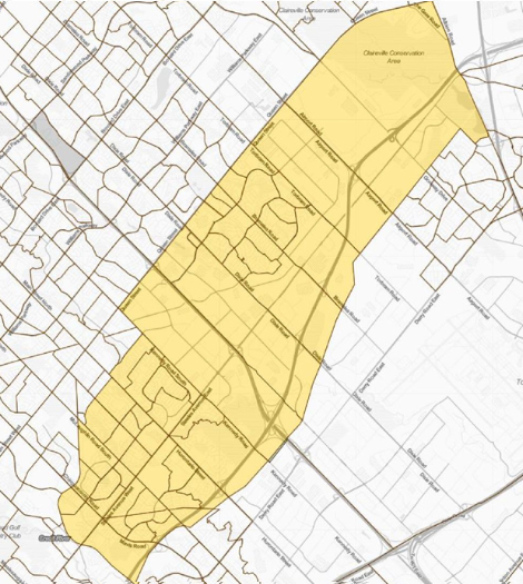 Map of new proposed boundaries