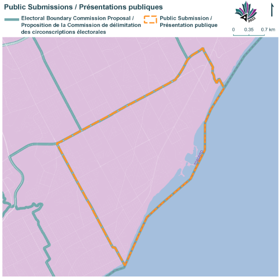 Image shows a map that is described in the written part of the submission.