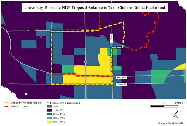 Image shows a map that is described in the written part of the submission.