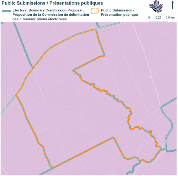 Image shows a map that is described in the written part of the submission.