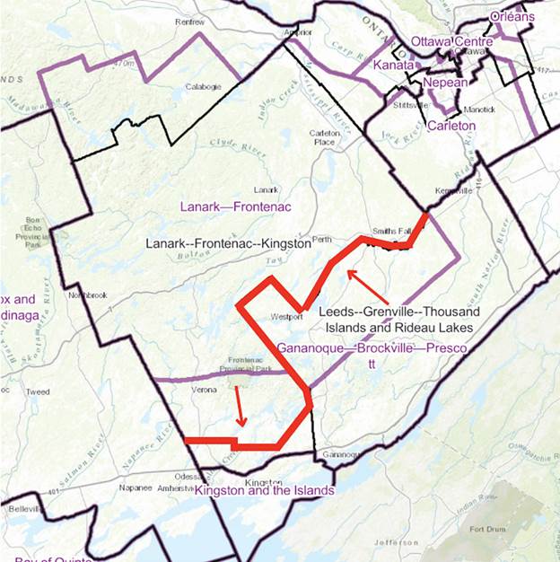 Image shows a map that is described in the written part of the submission