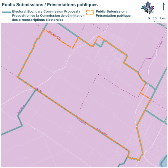 Image shows a map that is described in the written part of the submission.