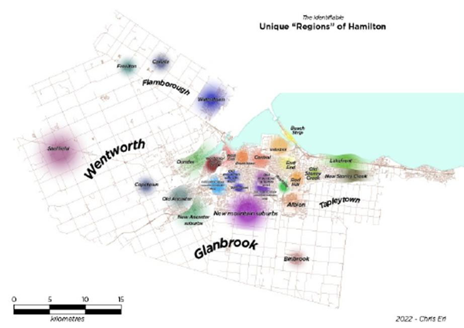 Figure 2: The "Regions" of Hamilton