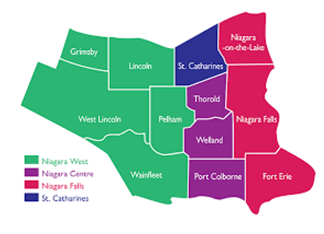 Image shows a map that is described in the written part of the submission.