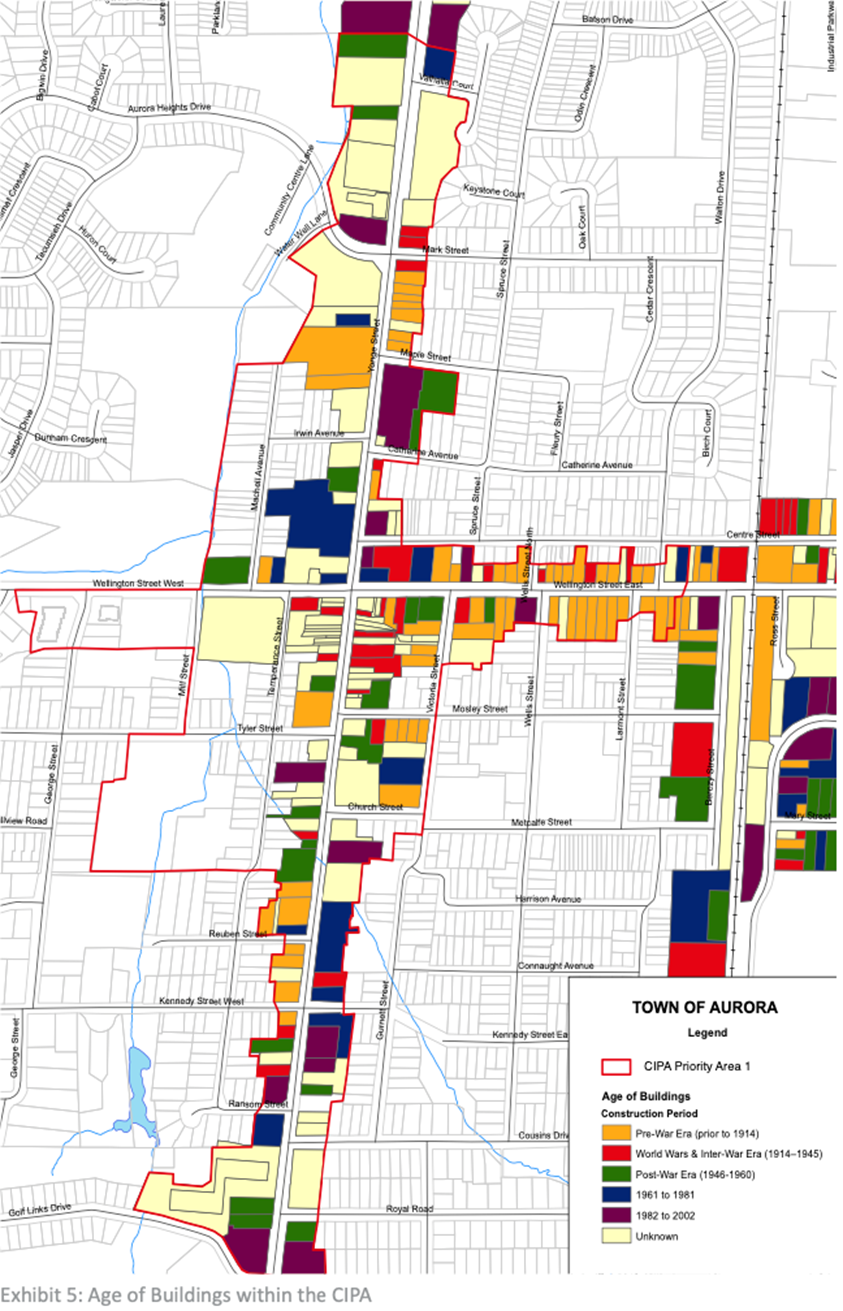 Image shows a map that is described in the written part of the submission.
