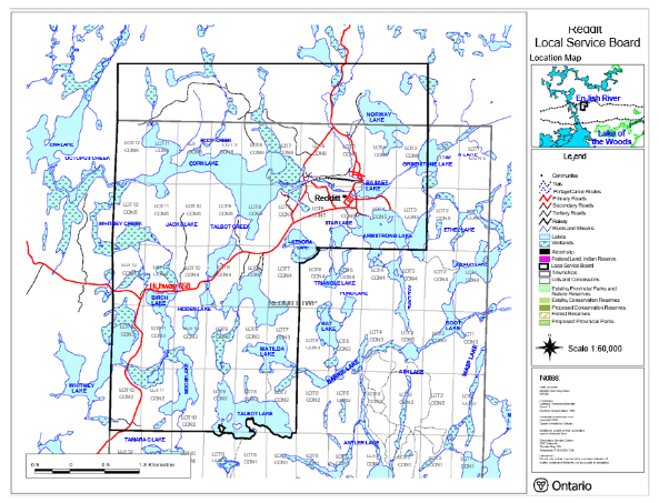Image shows a map that is described in the written part of the submission.
