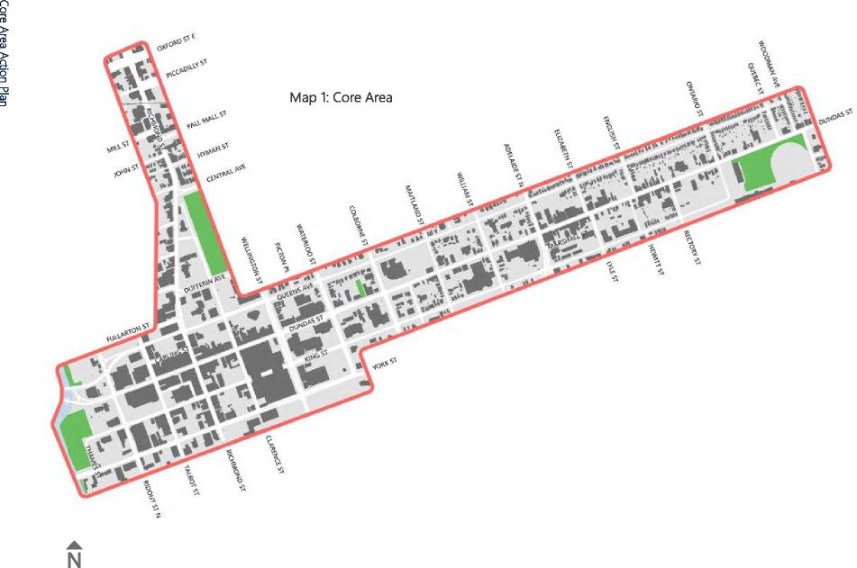Image shows a map that is described in the written part of the submission.