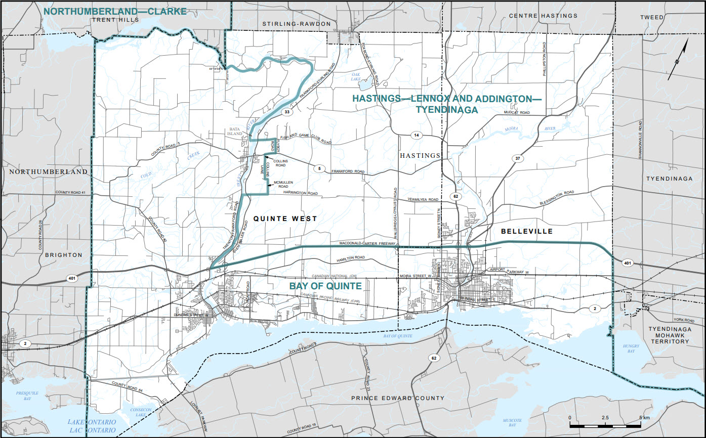 Carte de la ville de Belleville (carte 6)