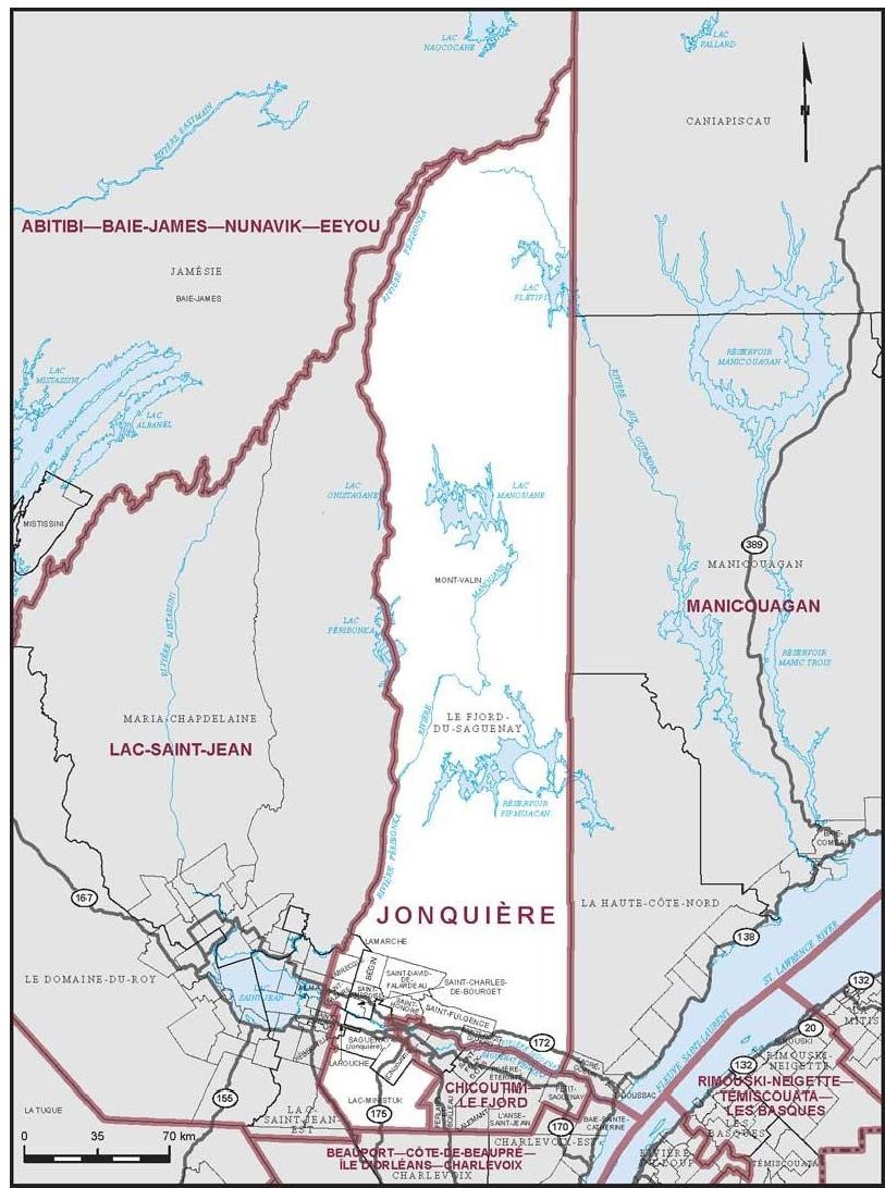 Circonscription de Jonqui&egrave;re (limites actuelles) 