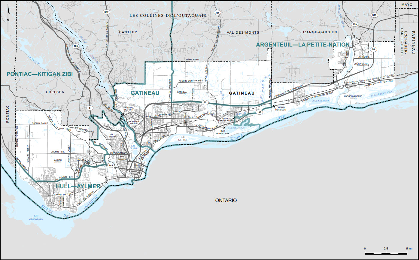 Map of City of Gatineau (Map&nbsp;9)