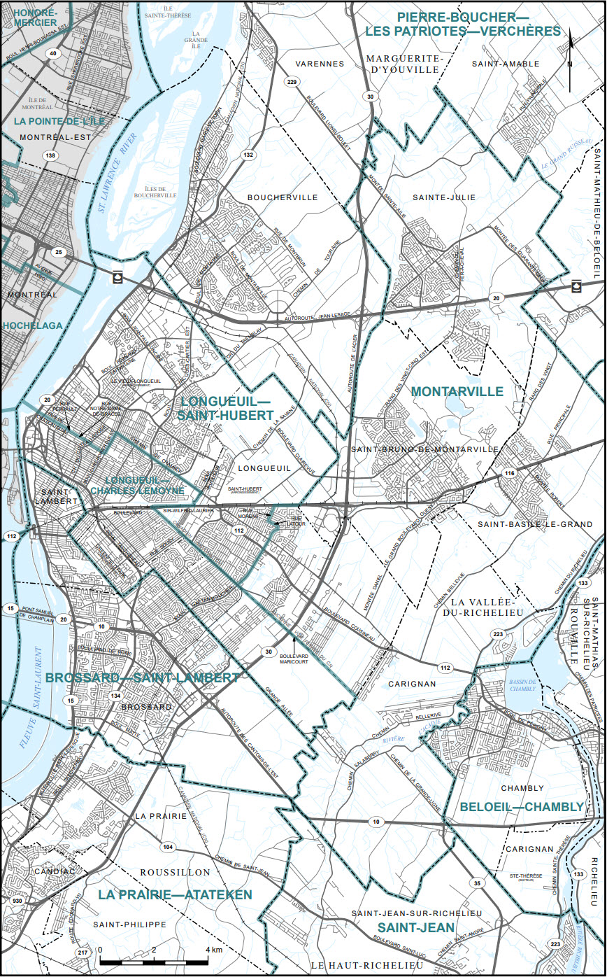 Map of City of Longueuil and Vicinity (Map&nbsp;13)