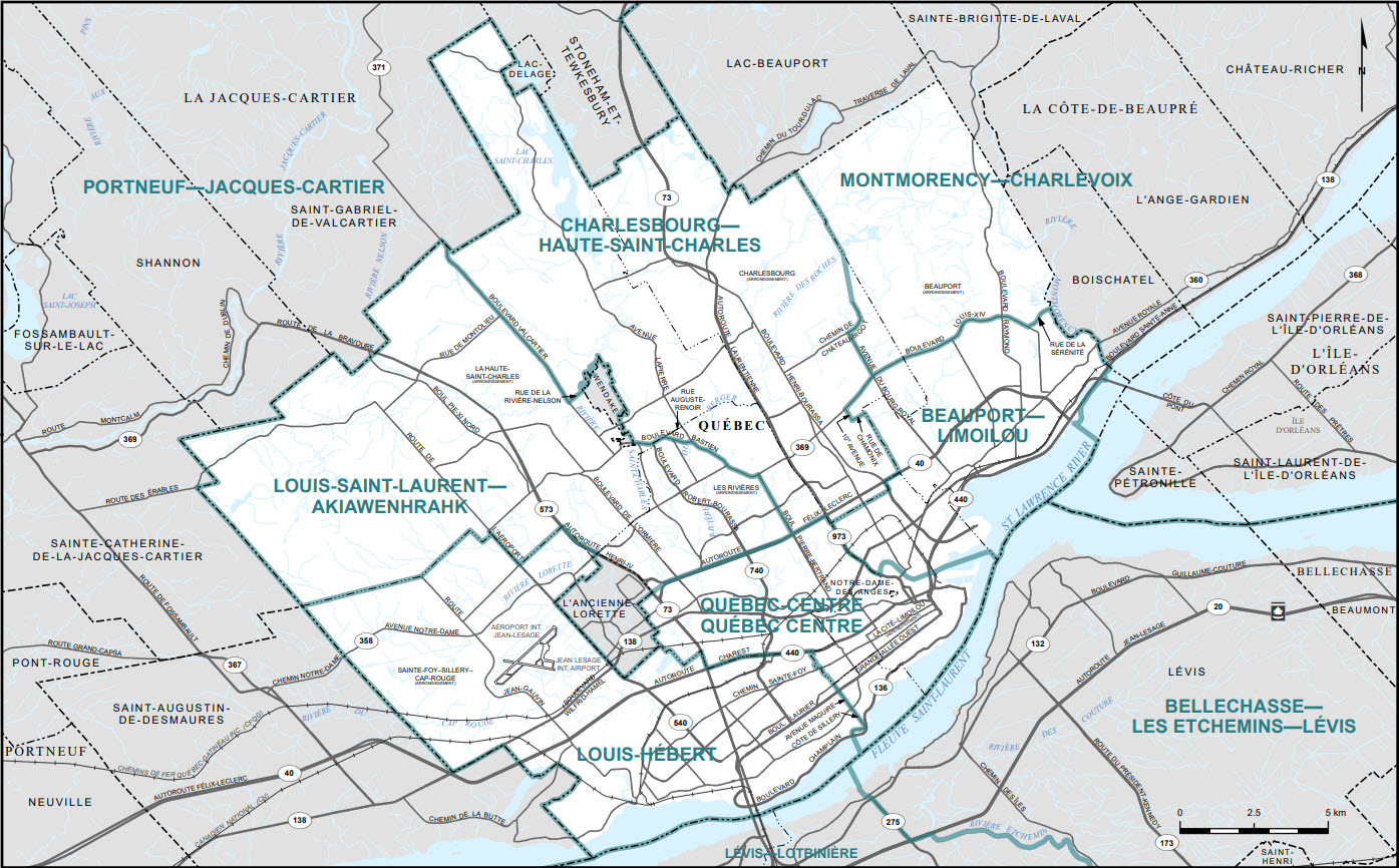 Map of City of Qu&eacute;bec (Map&nbsp;15)