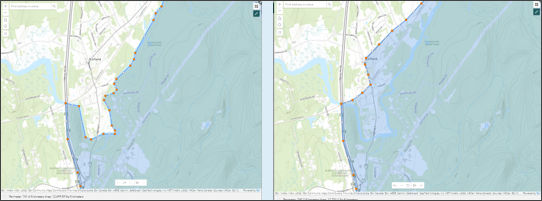 Electoral boundary modification example