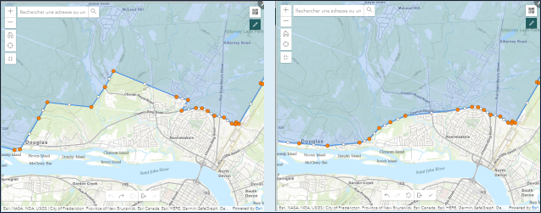 Exemple de modification de limite &eacute;lectoral.