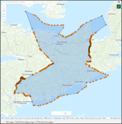 Vertices on the electoral  boundary