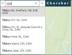 Outil de recherche pour Tibbits