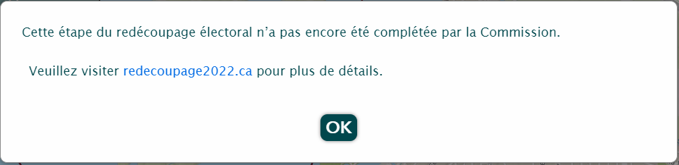 Avis que la Commission n'a pas encore atteint cette &eacute;tape